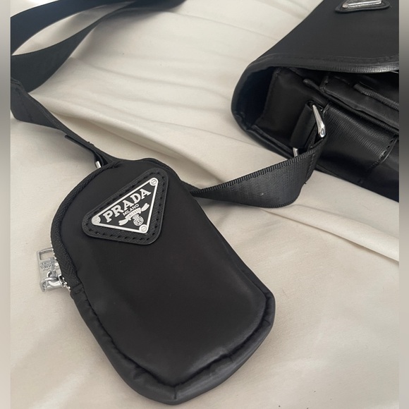 Black Inspired Crossbody with Coin purse Attachment - Picture 2 of 14